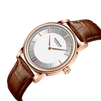 Kompass Corsair Heritage Rose Gold Silver 
