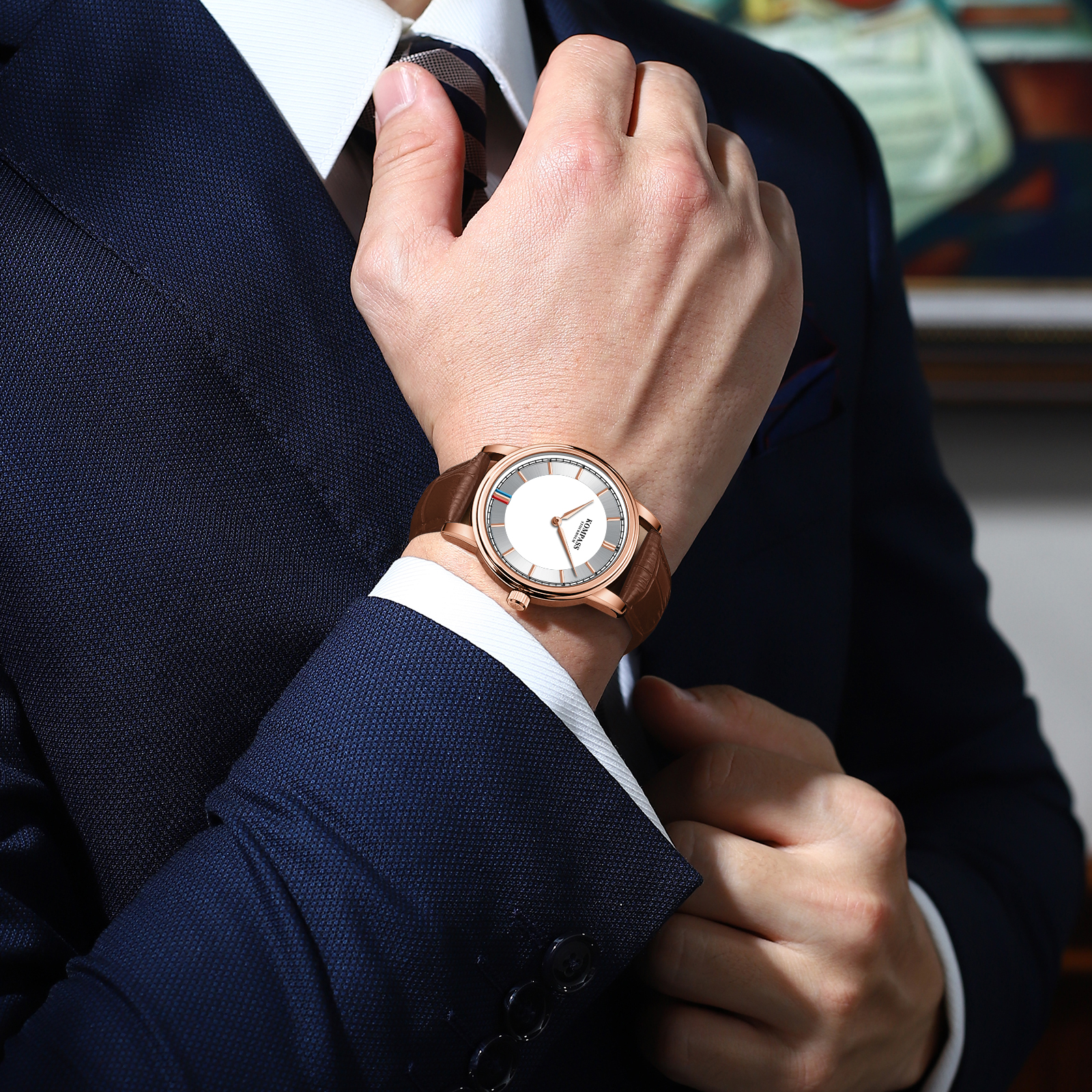 Kompass Corsair Heritage Rose Gold Silver  - 4