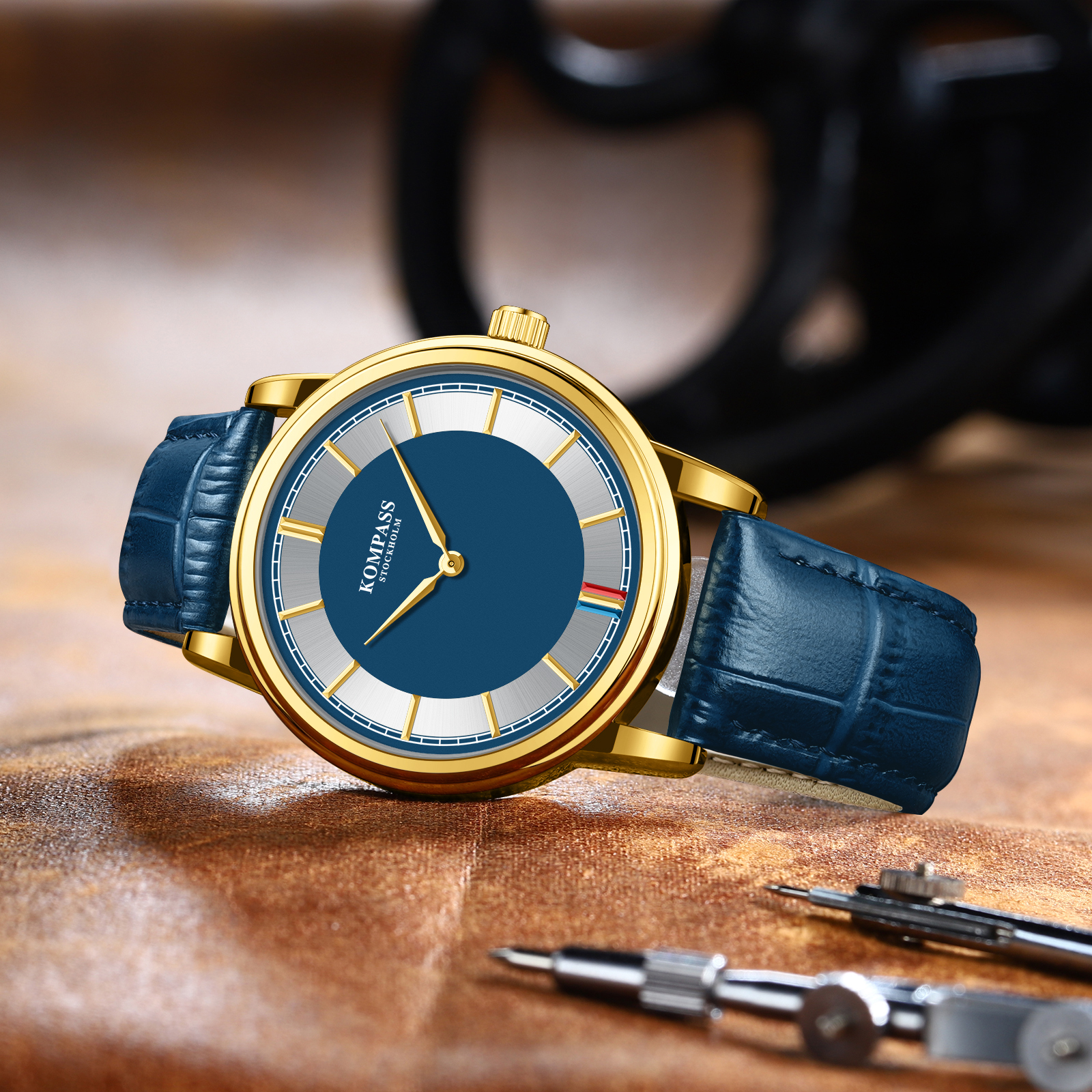 Kompass Corsair Heritage Gold Blue - 6