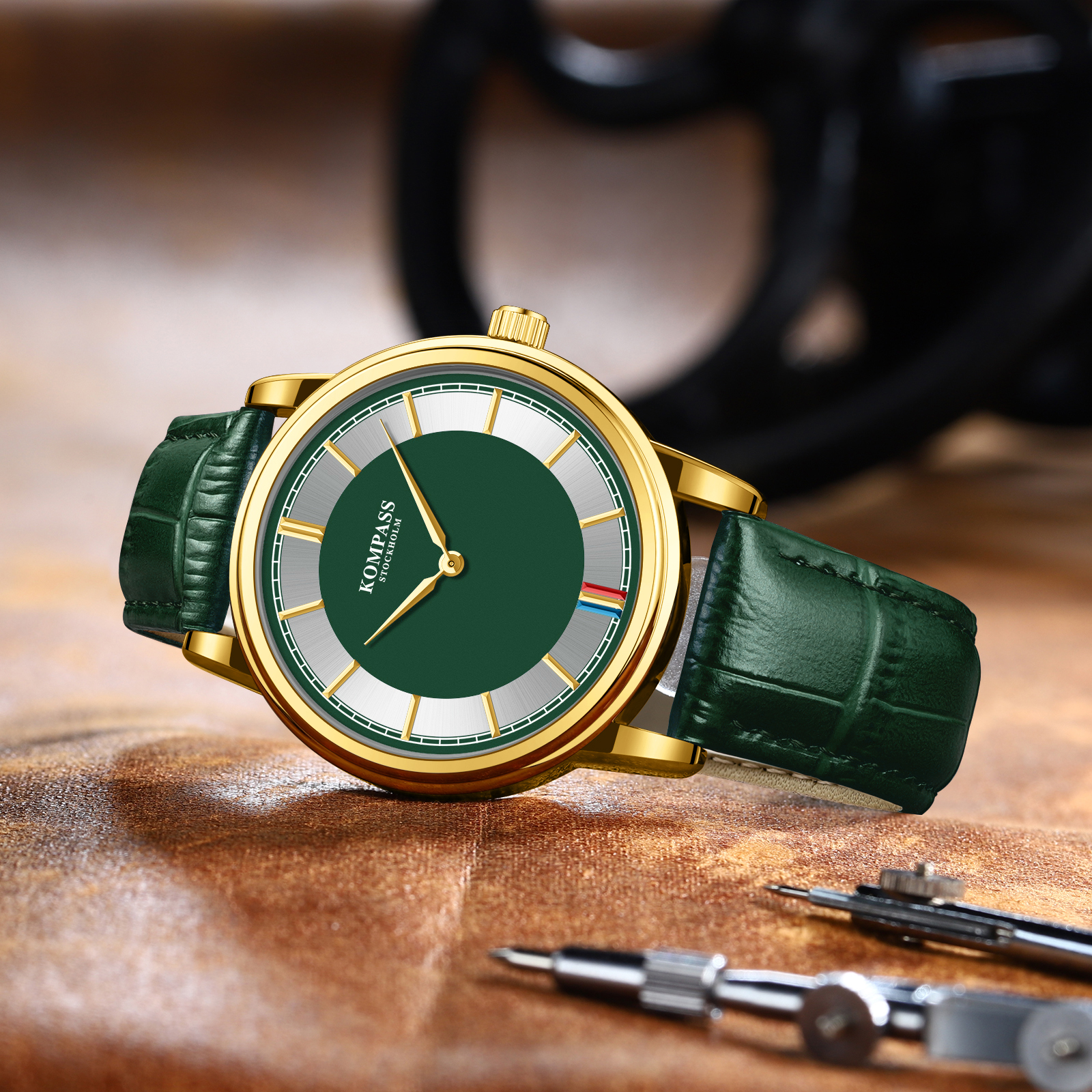 Kompass Corsair Heritage Gold Green - 6