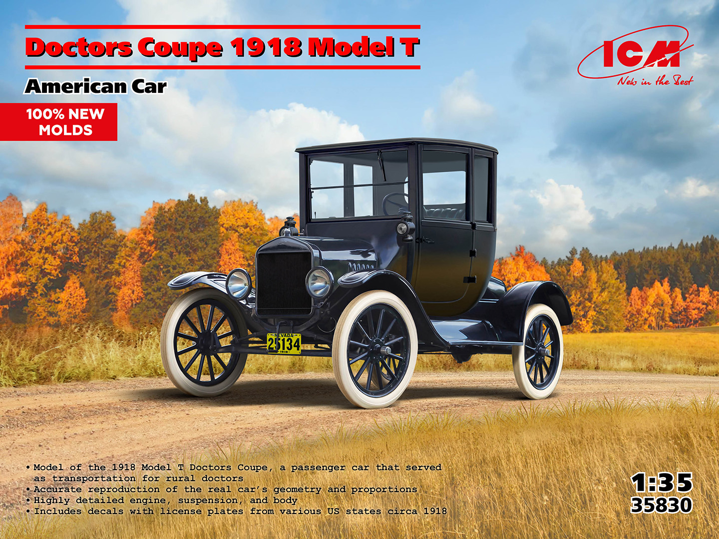 1/35 Doctors Coupe 1918 Model T Ford