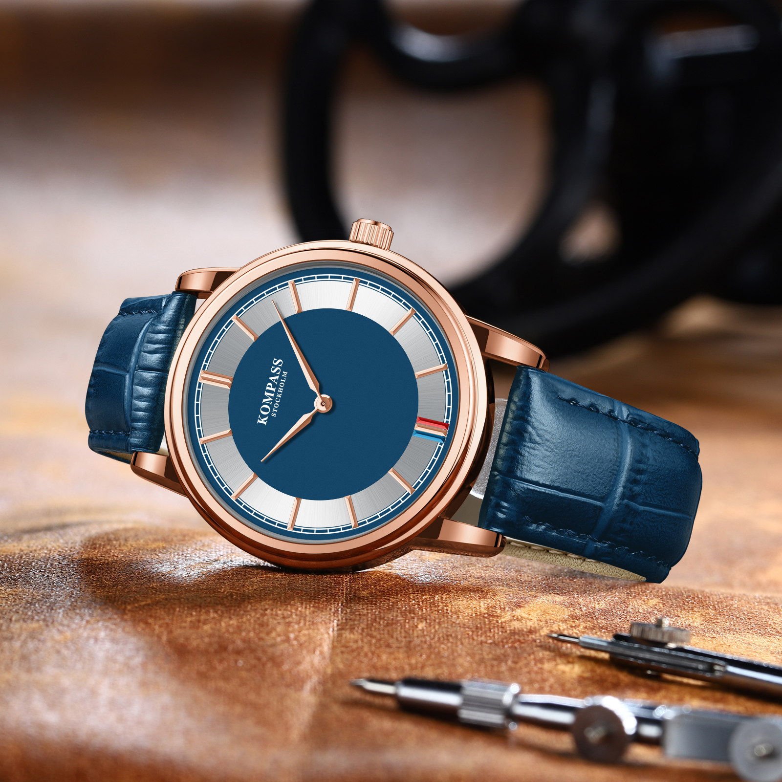 Kompass Corsair Heritage Rose Gold Blue - 6