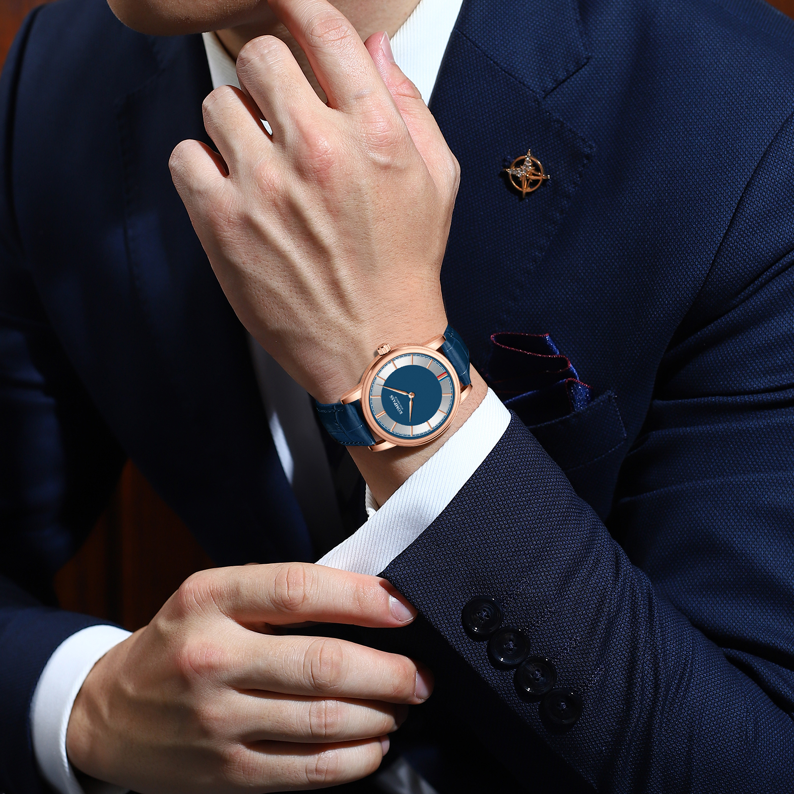 Kompass Corsair Heritage Rose Gold Blue - 5
