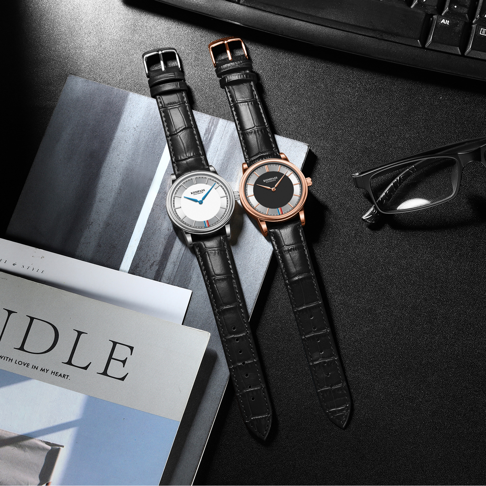 Kompass Corsair Heritage Rose Gold Black - 9