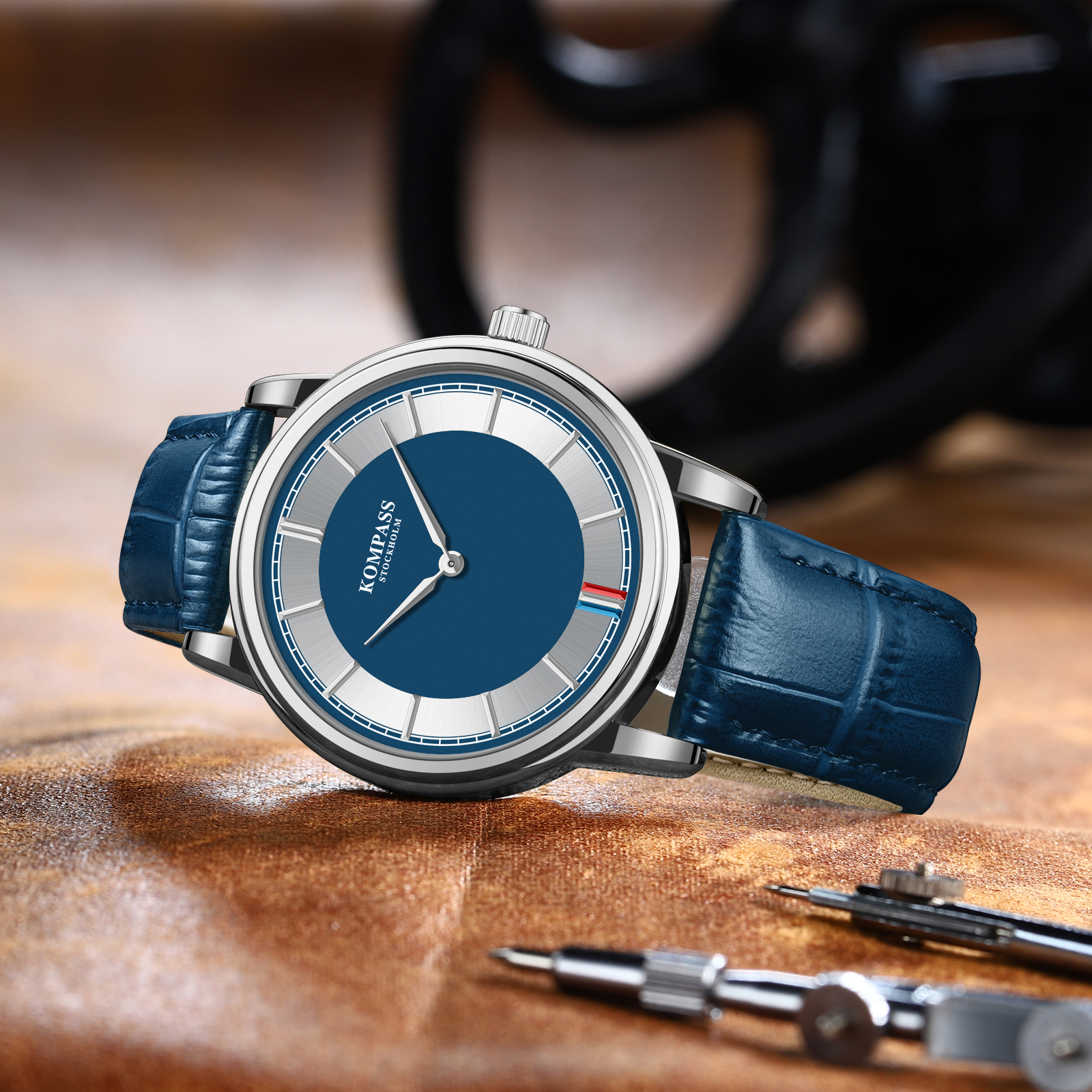 Kompass Corsair Heritage Silver Blue - 6