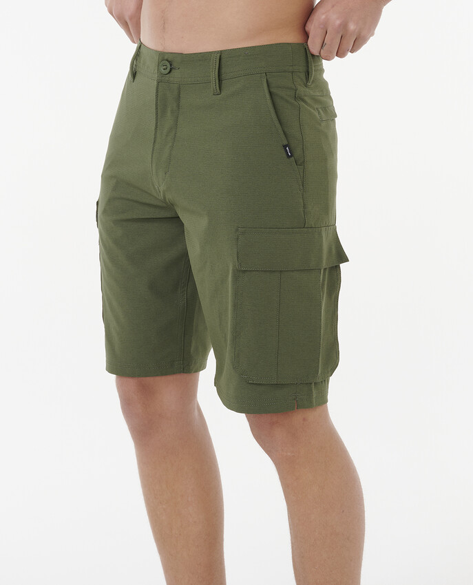 Rip Curl Boardwalk Classic 20" Surf Cargo Hybridshorts Dark Olive - 6