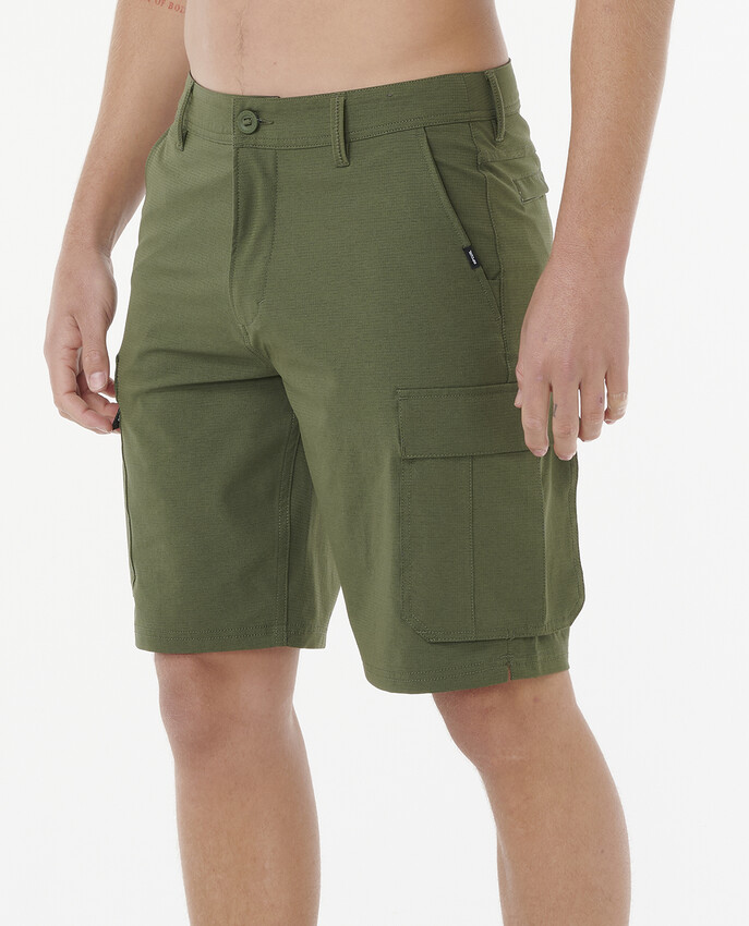 Rip Curl Boardwalk Classic 20" Surf Cargo Hybridshorts Dark Olive - 2