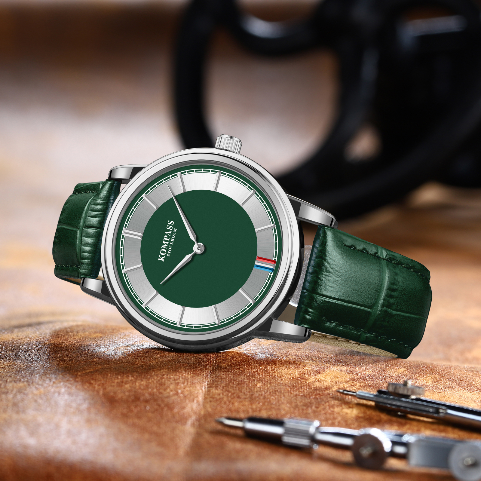 Kompass Corsair Heritage Silver Green - 6