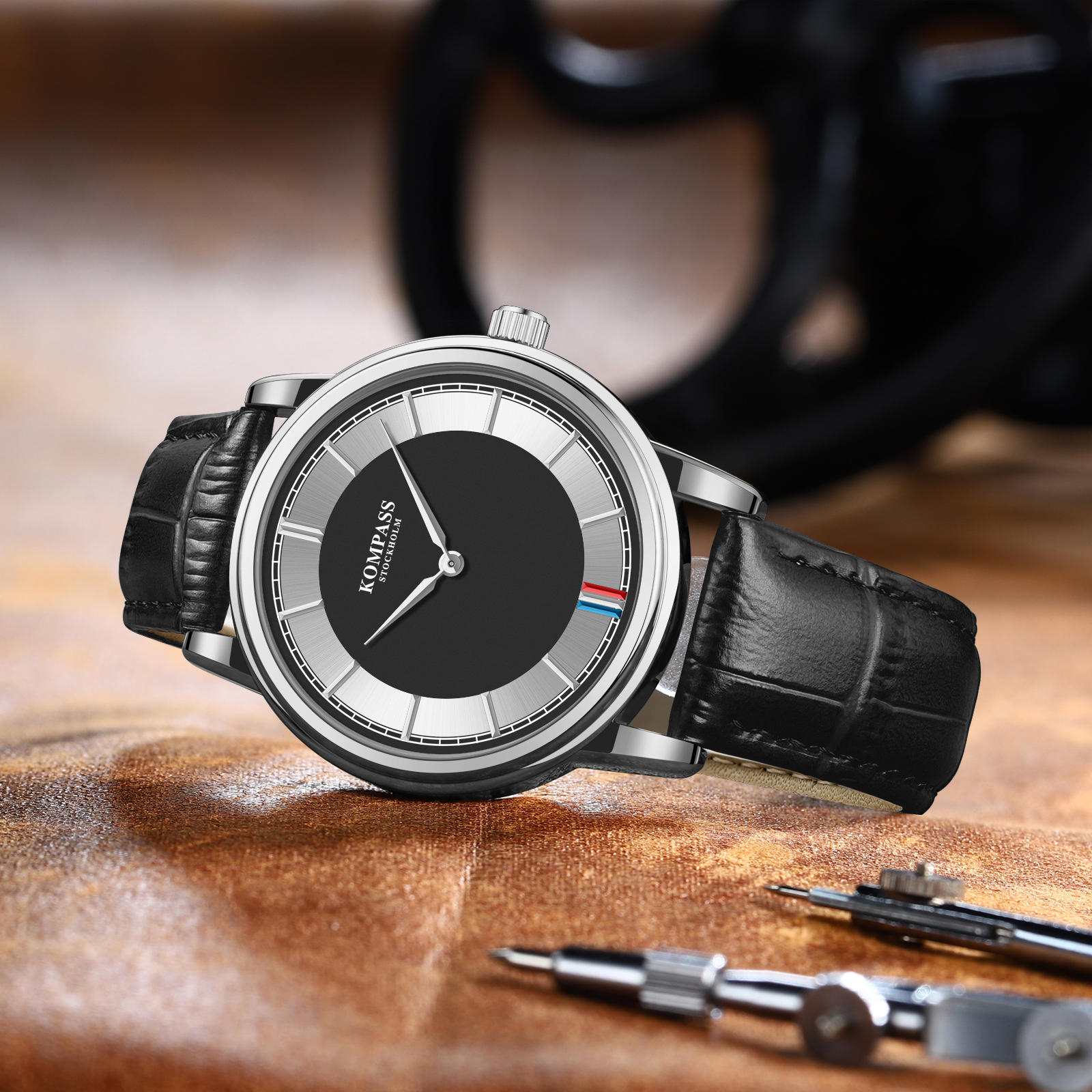 Kompass Corsair Heritage Silver Black - 6