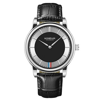 Kompass Corsair Heritage Silver Black