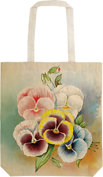 Tygkasse blommor