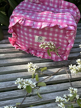 Necessär rosa/vit