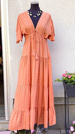 Bao Bao  dress - tie dye salmon