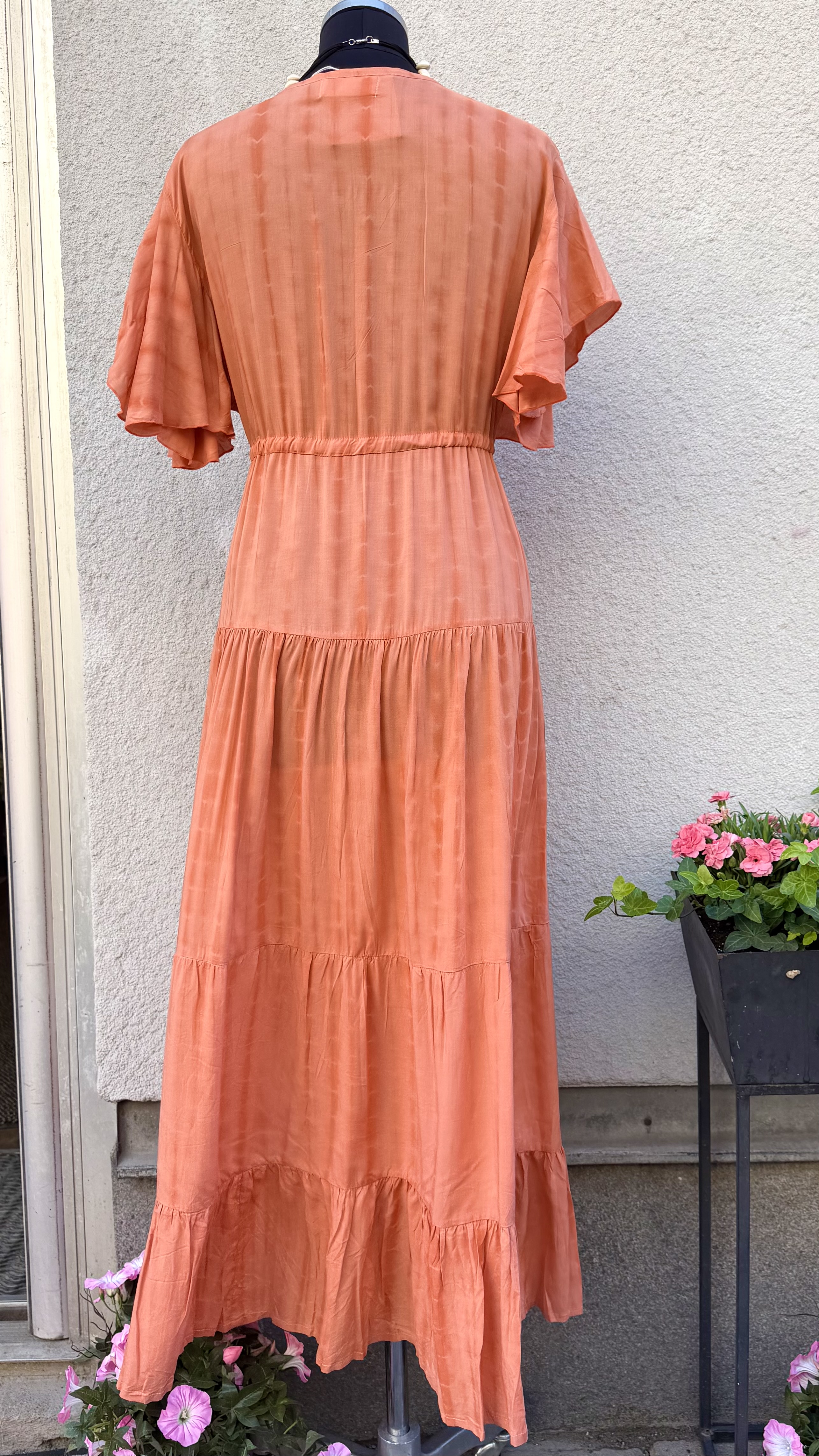 Bao Bao  dress - tie dye salmon - 4