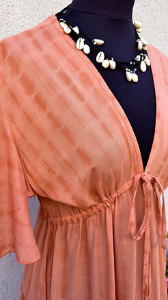 Bao Bao  dress - tie dye salmon