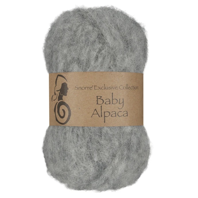 Viking Baby Alpaca Ljusgrå 313