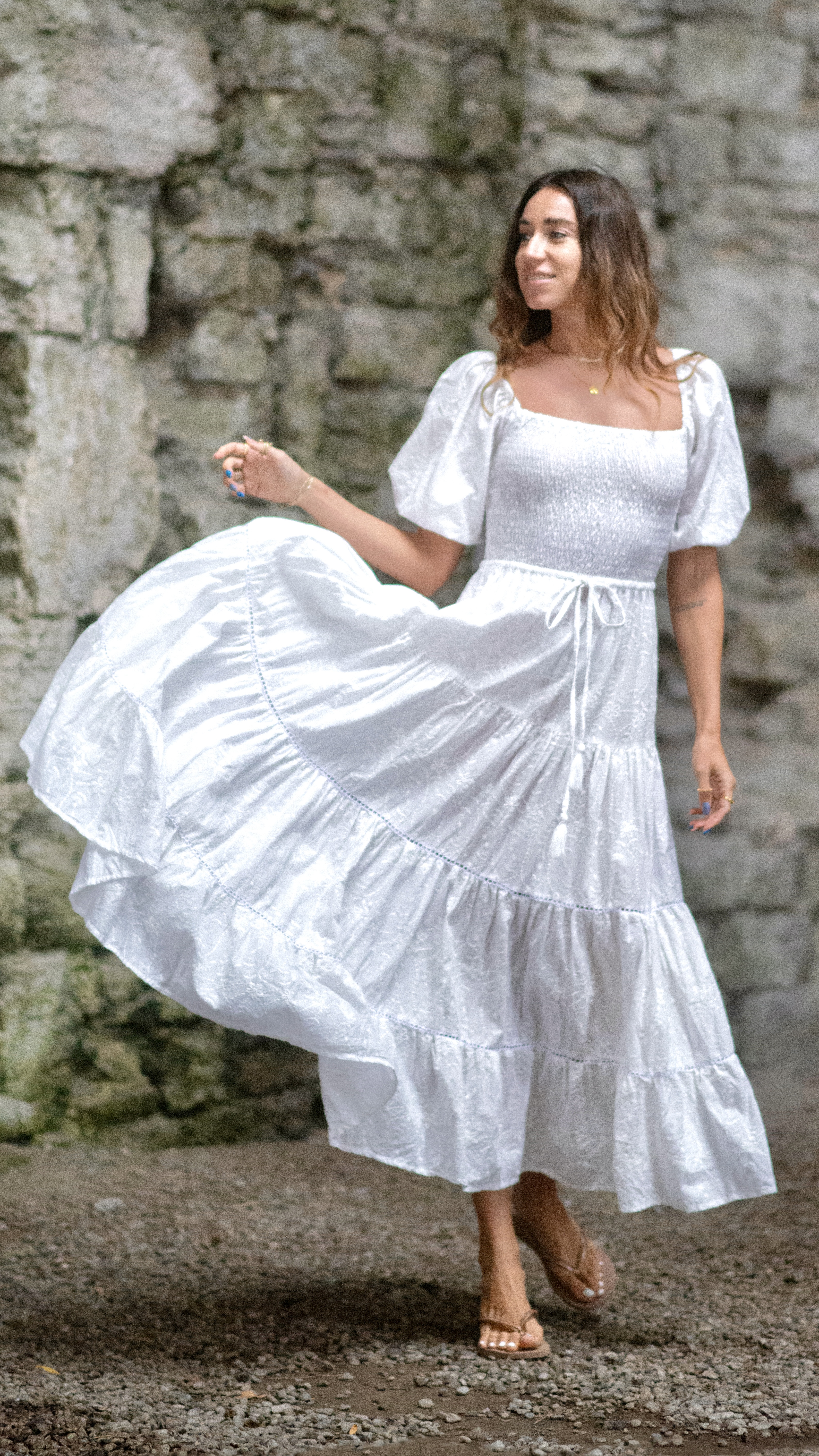 Aphrodite dress - white