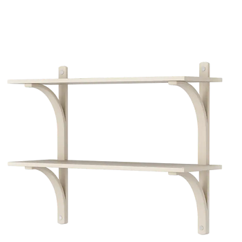 Levi shelf 90 cm 2 shelves - Swedese