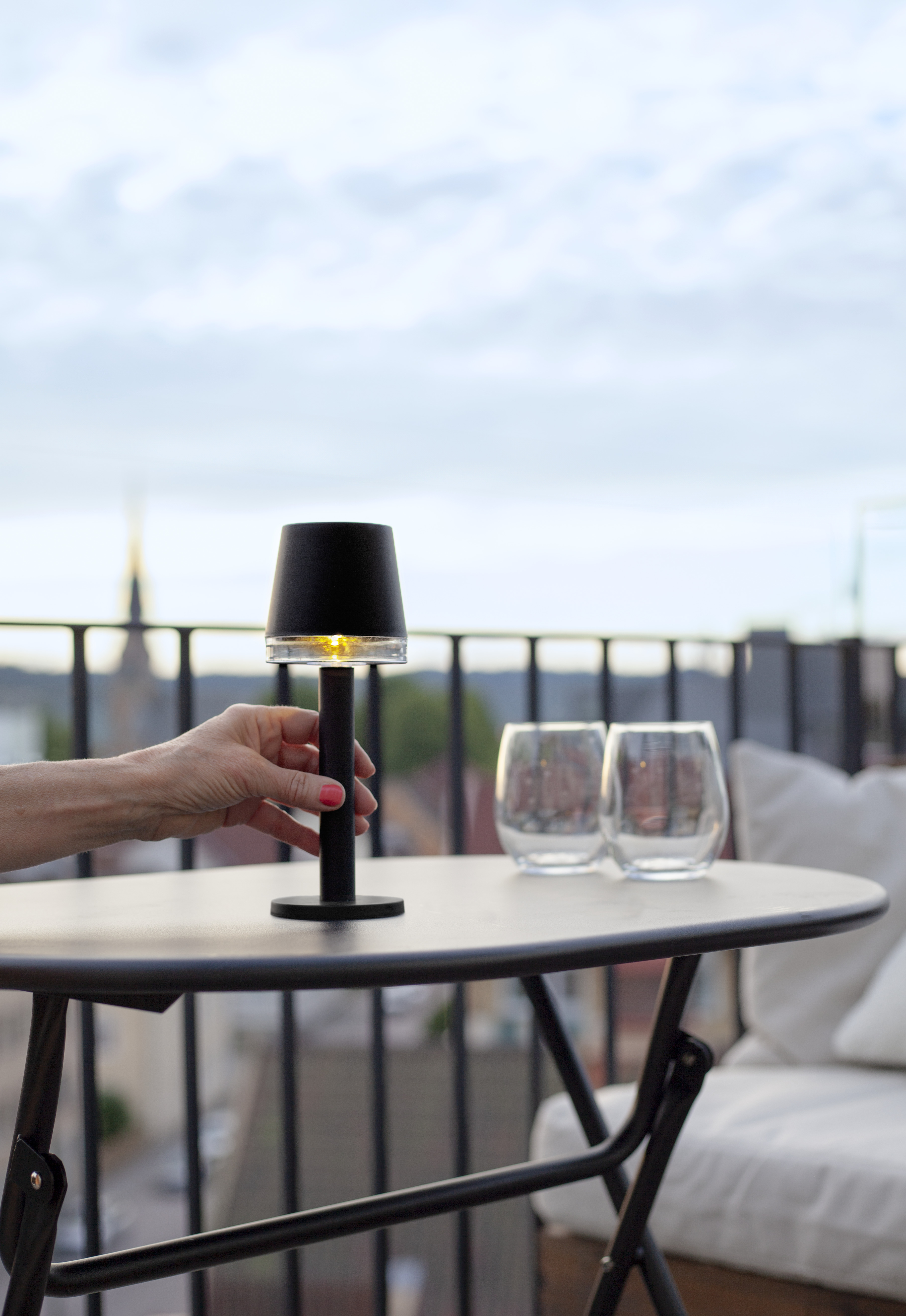 Solar cell decoration - Lamp - 21x8 cm - Solar cell lighting - 3
