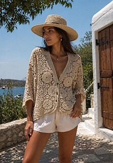 Knitted Kofta Pearl