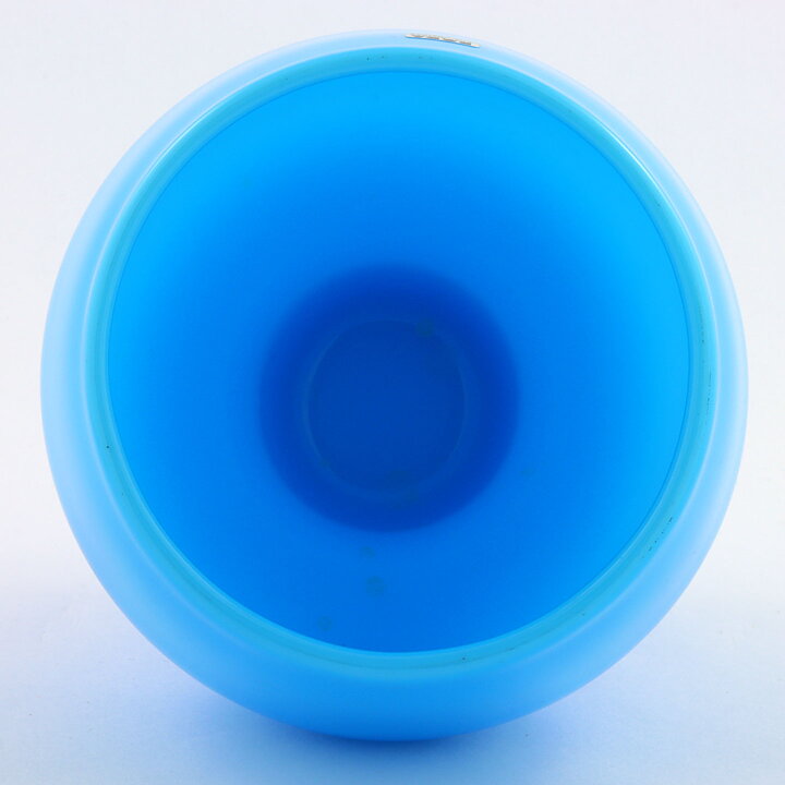 Erik Höglund (1960s) Blue Goblet Vase 17 cm