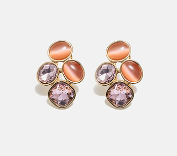 Bow19 hazel earrings pink