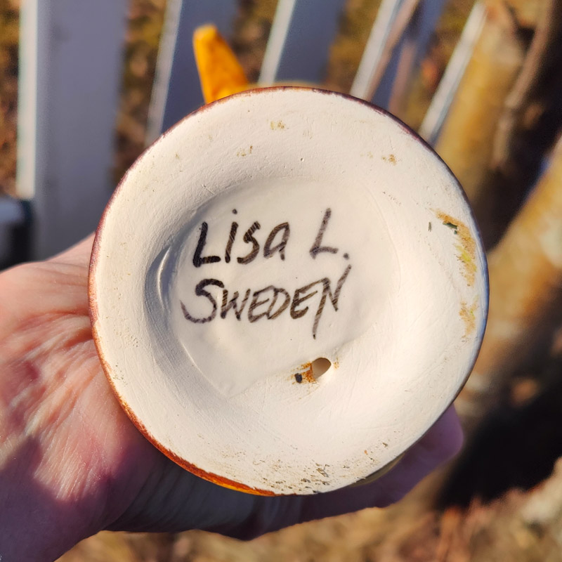 Fågel Fingal gul av Lisa Larson - 5