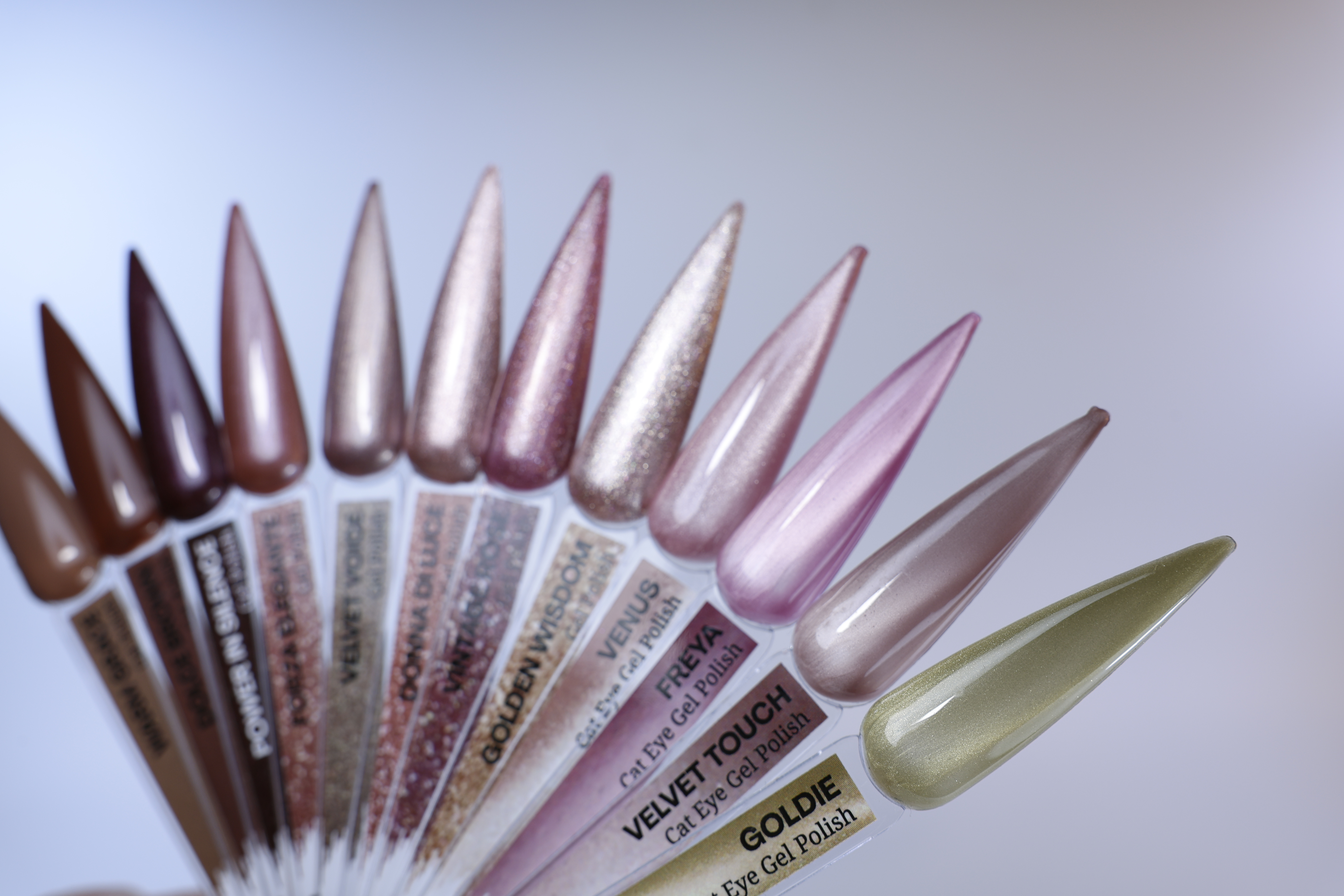 Cat Eye Gel Polish - Goldie - 6