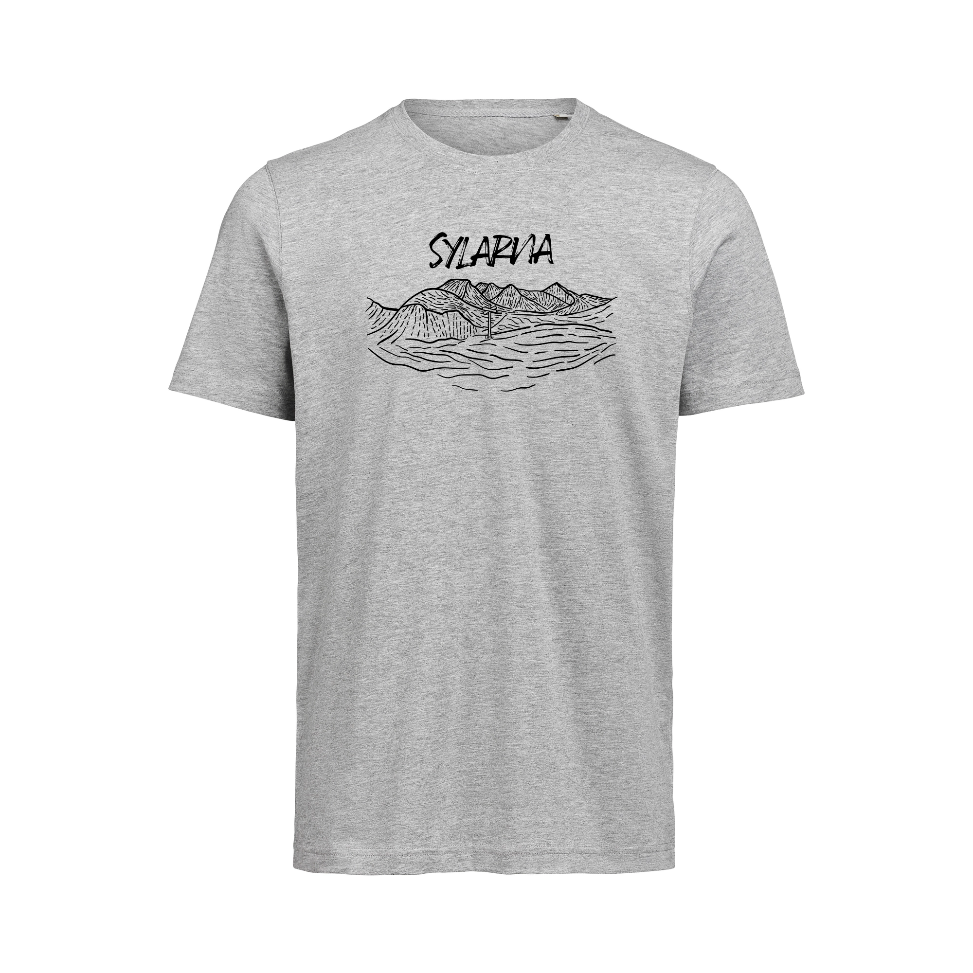 T-shirt Sylarna Unisex Gråmelerad