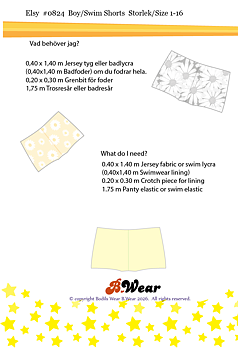 Elsy - Boy/Swim Shorts - Paper