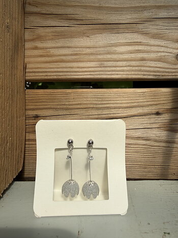 Blomsterklocka, silver
