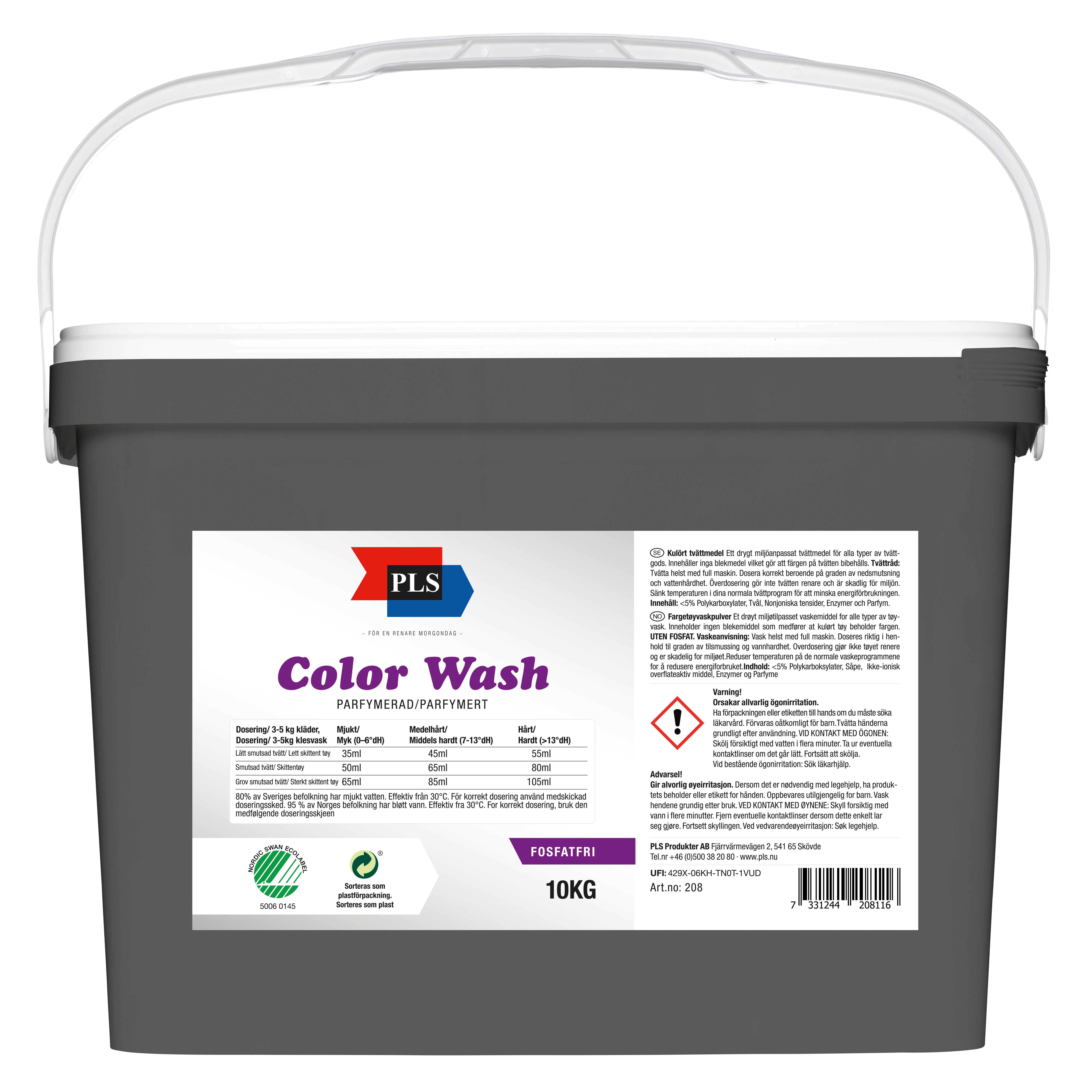 PLS Color Wash Parfymerad 10kg