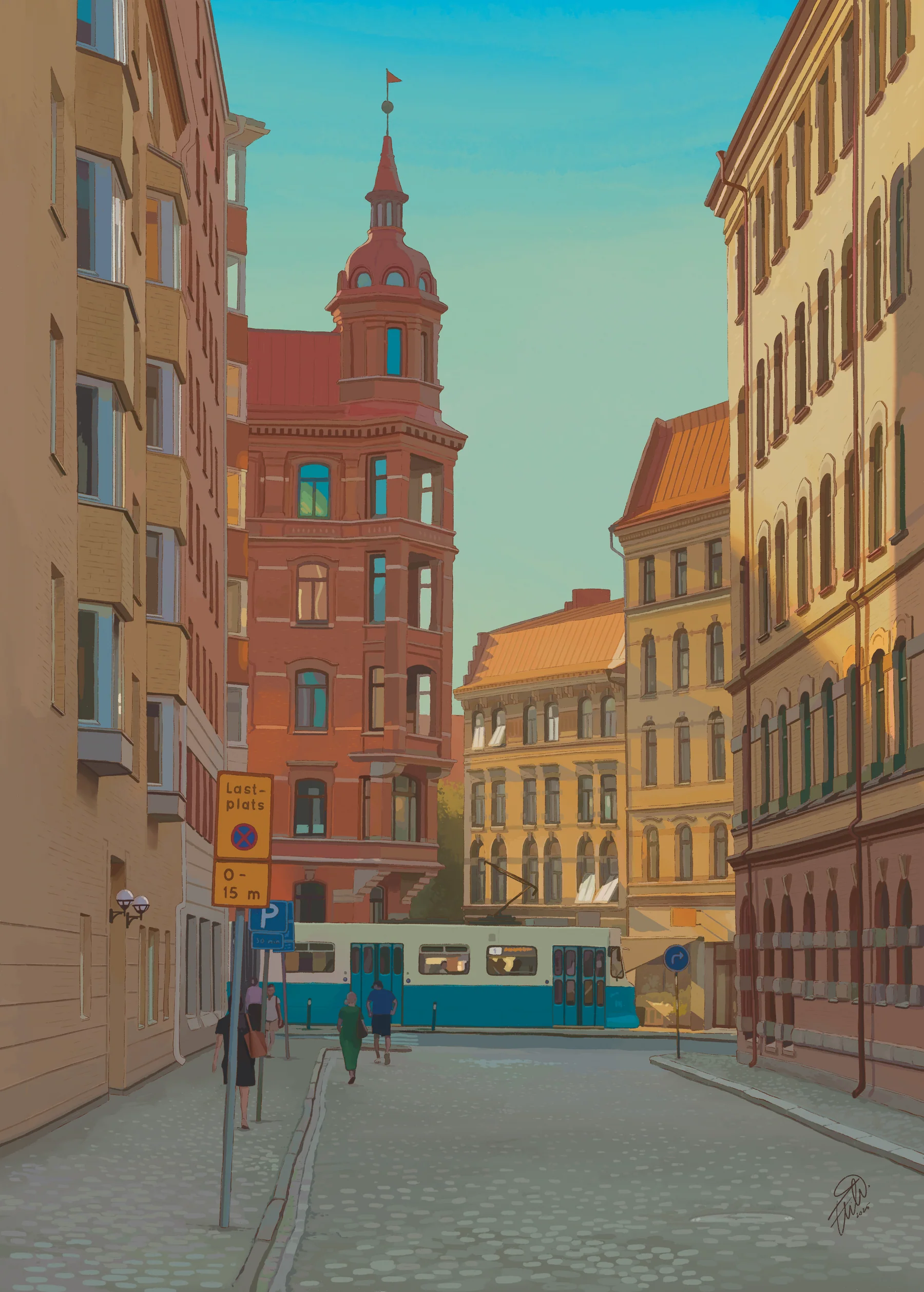 Linné (30 x 40 cm)