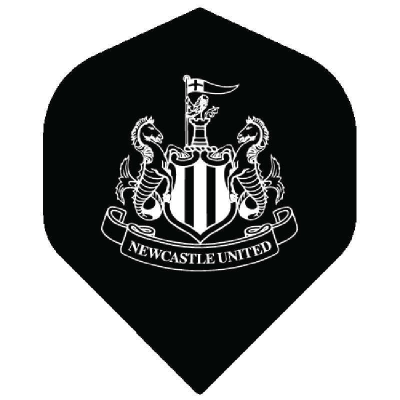 Newcastle United FC Mono Crest Svarta Standard NO2