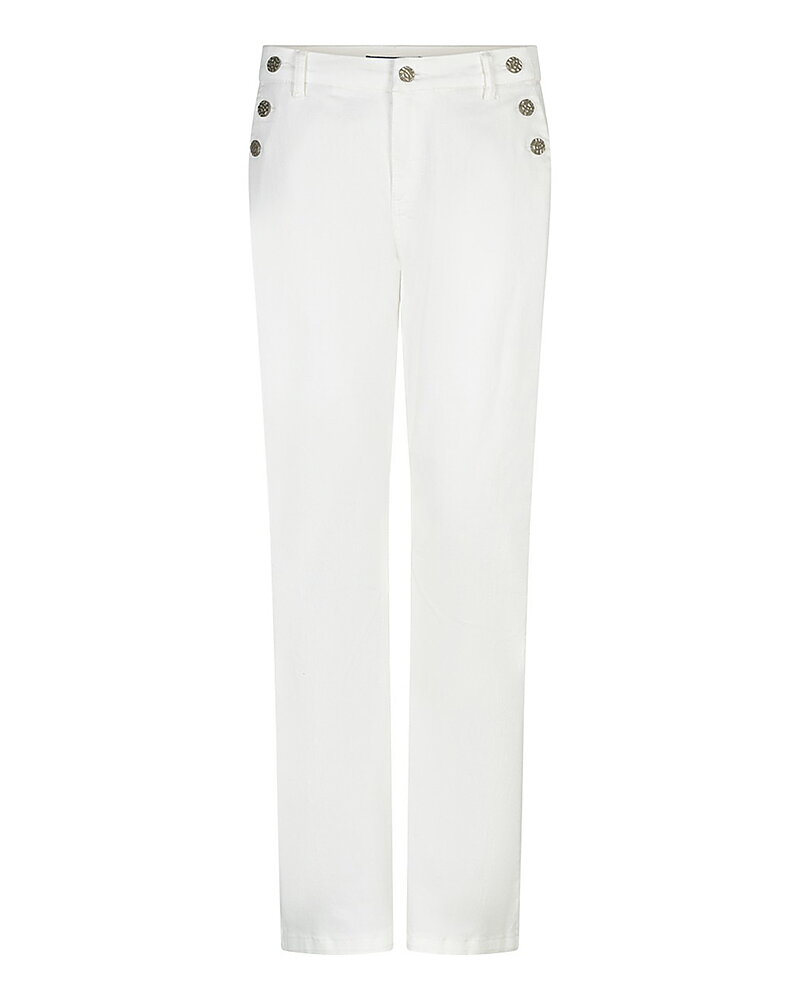 Jeans Bibette med knappar offwhite