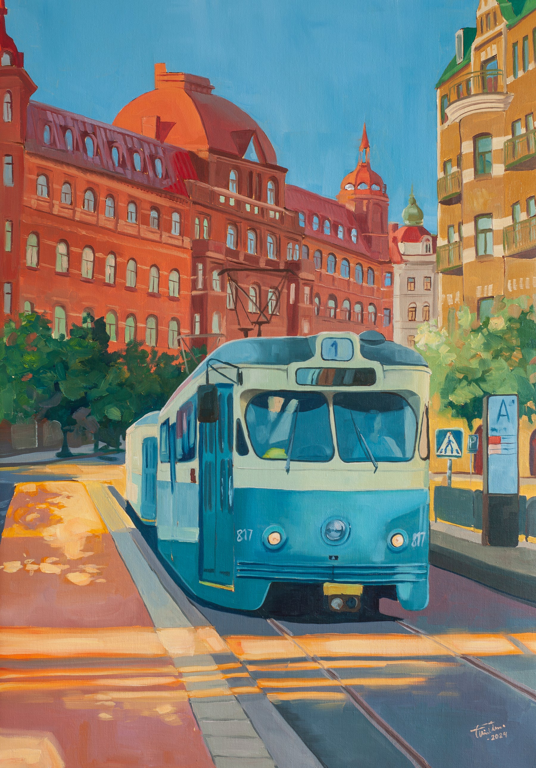 Prinsgatan (30 x 40 cm)