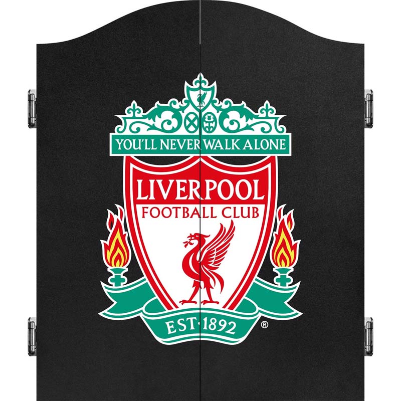 Liverpool FC Official Licensed  Dartskåp Main Crest Svart