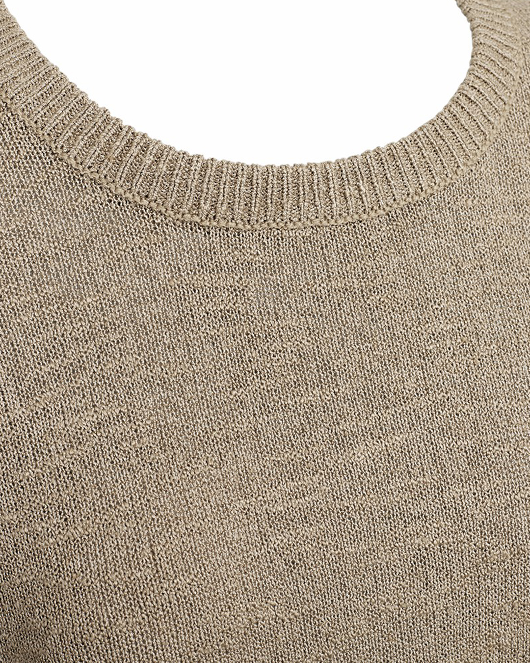 Jumper Vicki trekvartsärm mörkbeige - 4