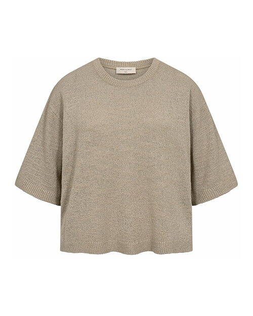 Jumper Vicki trekvartsärm mörkbeige - 2