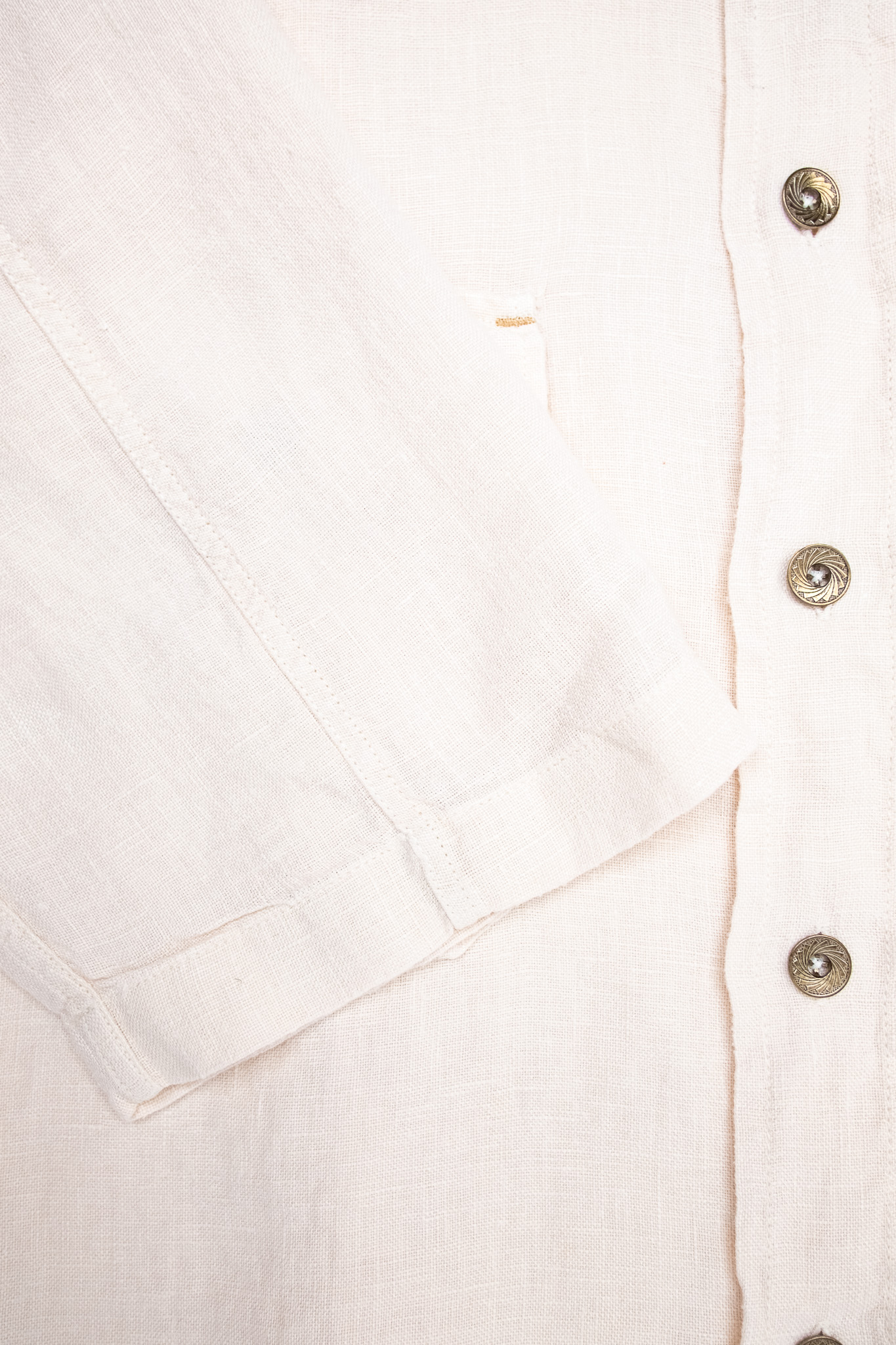 Indigofera - Delray Linen Canvas 6.5oz Broken White - 3