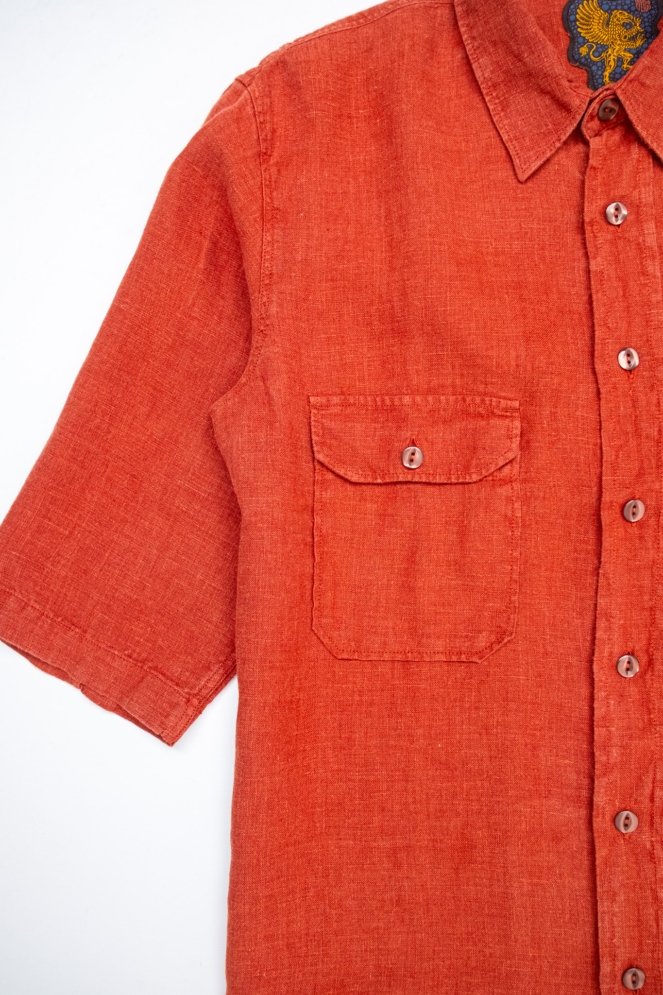 Indigofera - Delray Linen Canvas 6.5oz Rust - 4