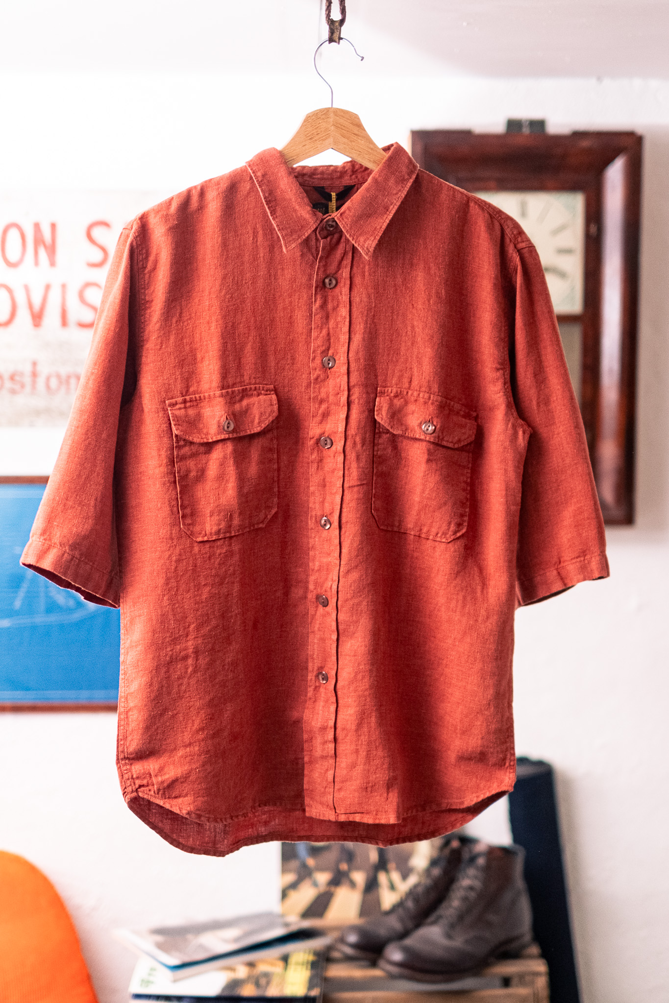 Indigofera - Delray Linen Canvas 6.5oz Rust