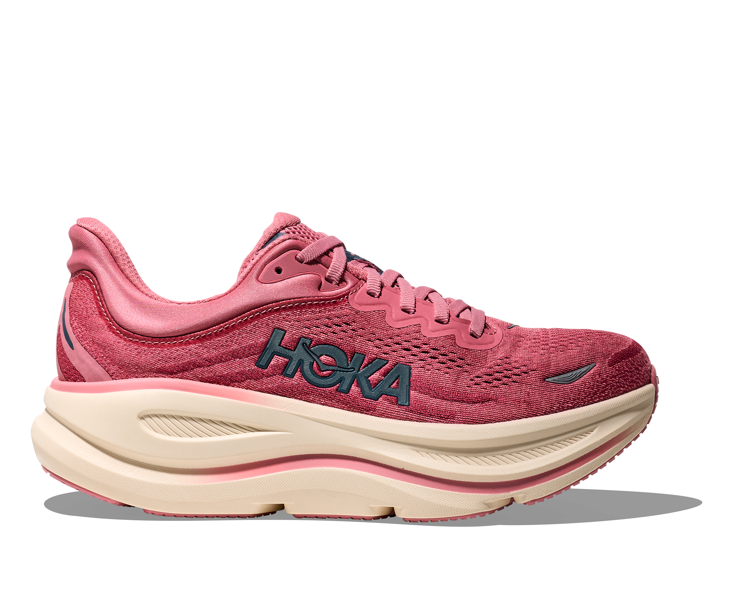 Hoka One One W Bondi 9 Wide - Lingonberry/Cranberry