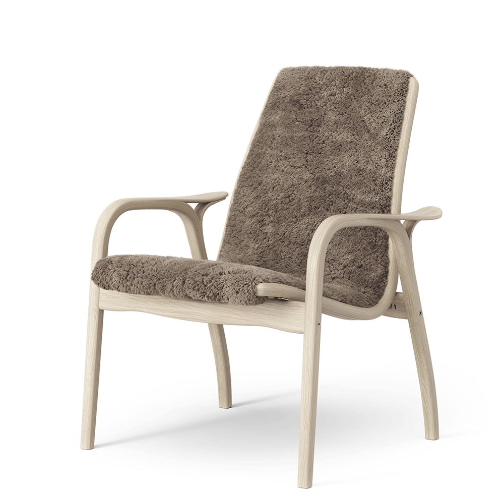 Laminett Armchair (W.pig Oak/Sheepskin Sahara) - Quickship - Swedese