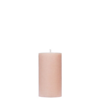 Block candle Peach 7x15 cm Stearin
