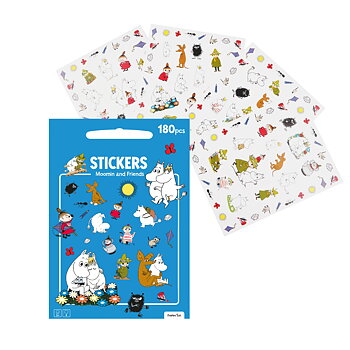 Moomin Stickers - Moomin Friends (150 pcs)