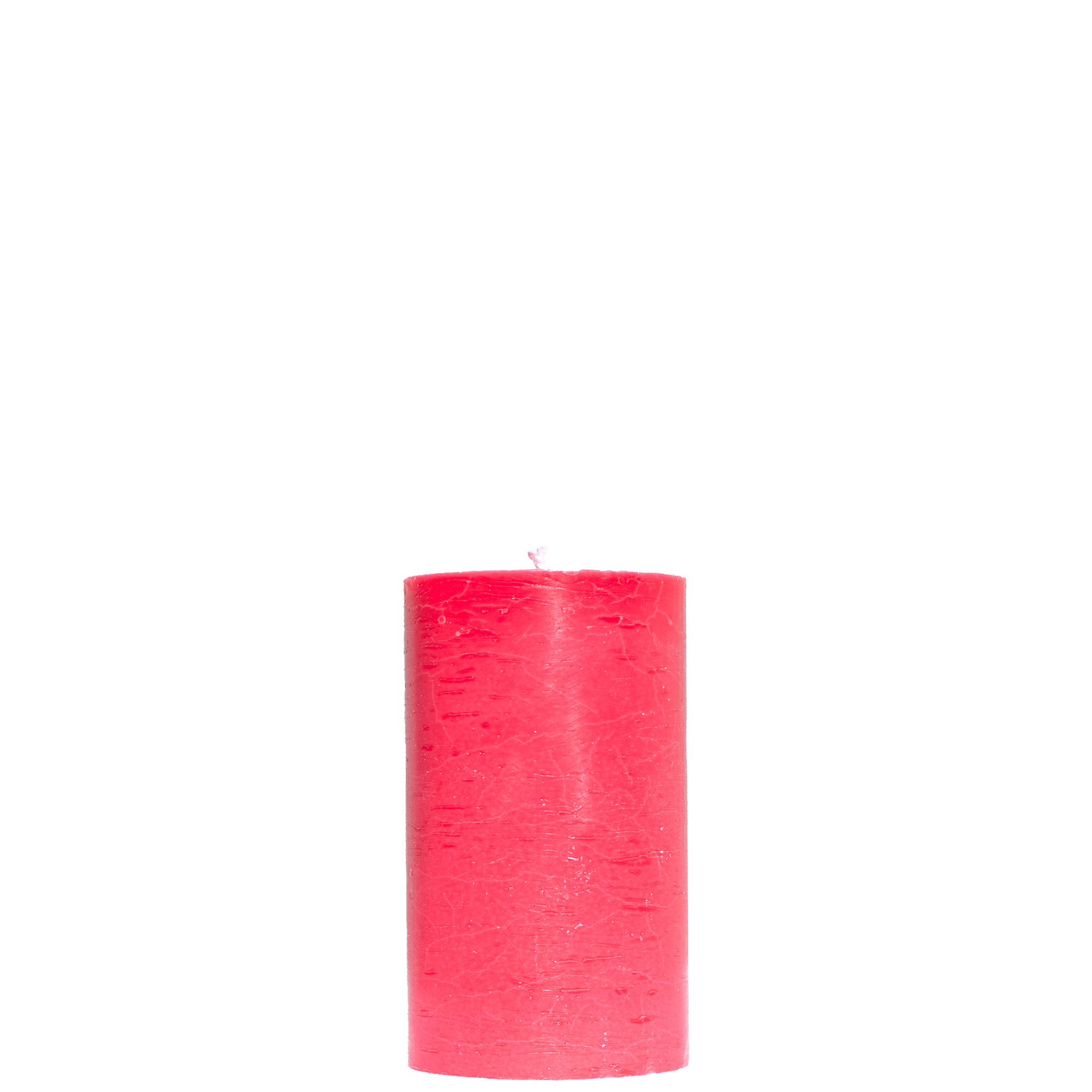 Block candle Raspberry 7x15 Stearin