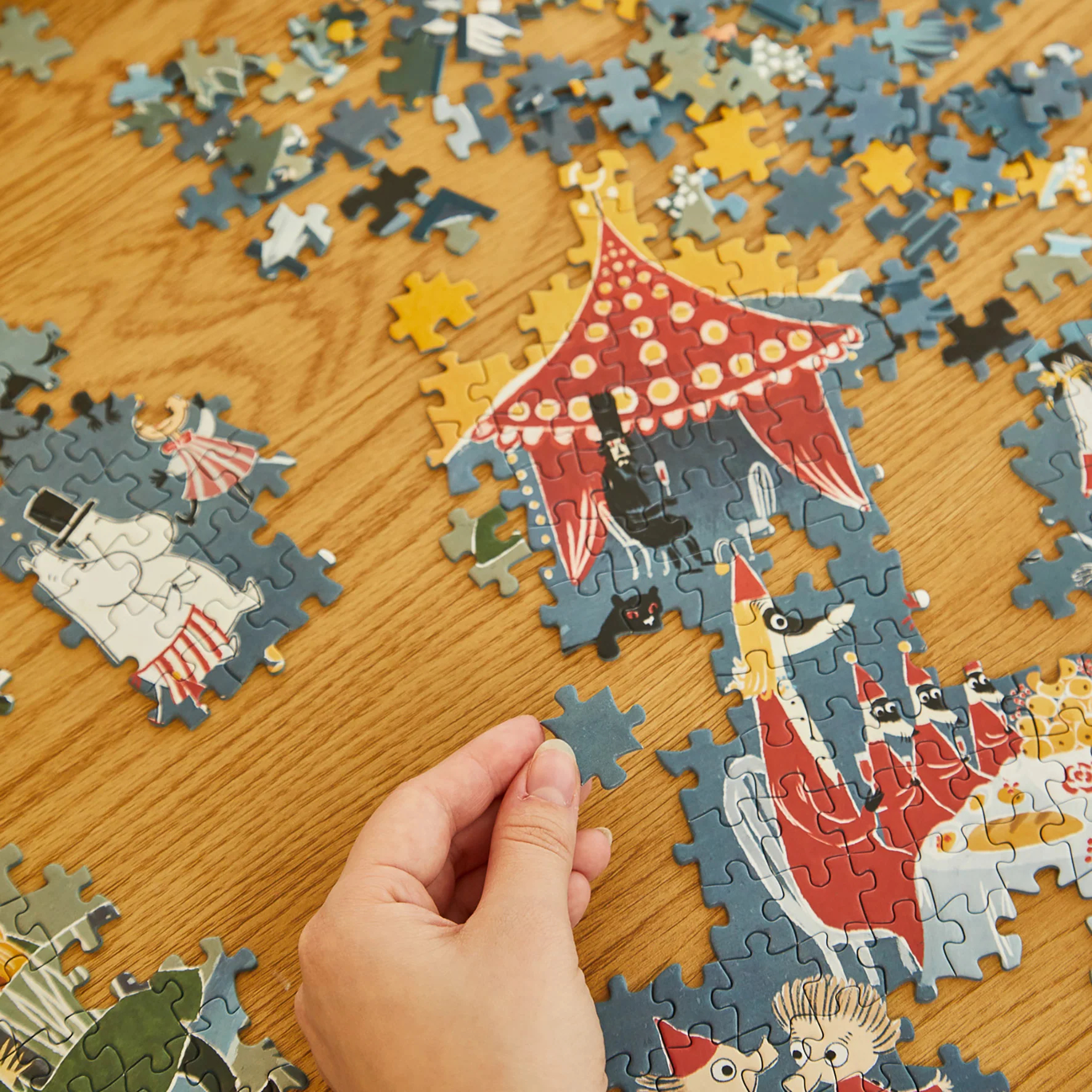 Moomin Art Puzzle 1000 Pieces - Blue - 2