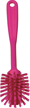 Diskborste Vikan Medium Rosa 280mm