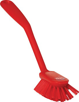 Diskborste Vikan Medium Röd 280mm